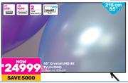 Samsung 85"(215cm) Crystal UHD 4K TV CU7000