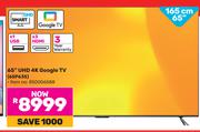 TCL 65"(165cm) UHD 4K Google TV 65P635