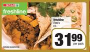 Spar Freshline Roti's-6s Per Pack