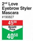 Beauty Treats 2nd Love Eyebrow Styler Mascara