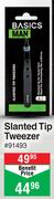Basics Man Slanted Tip Tweezer