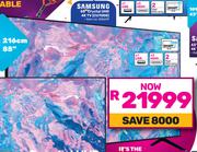 Samsung 216cm (85") Crystal UHD 4K TV CU7000
