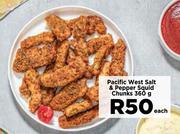 Pacific West Salt & Pepper Squid Chunks-360g Each