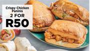 Crispy Chicken Paninis-For 2