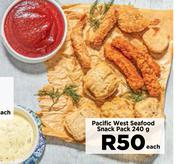 Pacific West Seafood Snack Pack-240g Each
