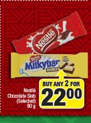 Nestle Chocolate Slab-2 x 80g