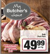 1Bulk Pork Pack-Per Kg