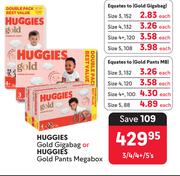 Huggies Gold Giga Bag Or Huggies Gold Pants Mega Box-3/4/4+/5's