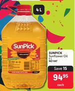 Sunpick Sunflower Oil-4L Each