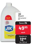 Jik Bleach (All Variants)-3L Each