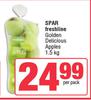 Spar Freshline Golden Delicious Apples-1.5Kg Per Pack