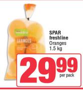 Spar Freshline Oranges-1.5Kg Per Bag