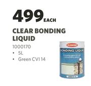 Plascon Clear Bonding Liquid-5L Each