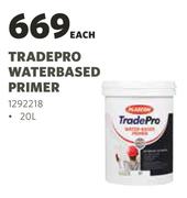 Plascon Tradepro Waterbased Primer-20L Each