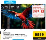 Skyworth 177cm (70") Smart UHD Google TV 70SUE9350F-Each