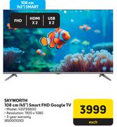 Skyworth 108cm (43") Smart FHD Google TV 43STE6600