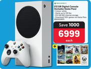 Xbox Series S 512GB Digital Console (Includes Game Pass)