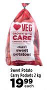 Sweet Potato Carry Pockets-2kg Each