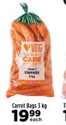 Carrot Bags-3kg Each