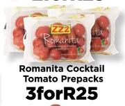 Romanita Cocktail Tomato Prepacks-For 3