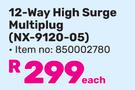 12 Way High Surge Multiplug NX-9120-05