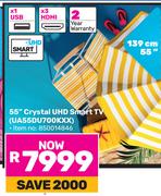 Samsung 55" Crystal UHD Smart TV UA55DU700KXX