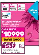 Samsung 65" Crystal UHD TV UA65DU7000KXXA