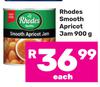 Rhodes Smooth Apricot Jam-900g Each