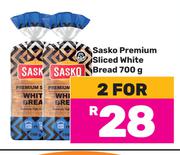 Sasko Premium Sliced White Bread-For 2 x 700g