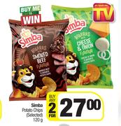 Simba Potao Chips (Selected)-For Any 2 x 120g