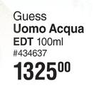 Guess Uomo Acqua EDT-100ml