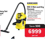 Karcher WD3 Wet & Dry Vacuum