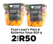 Food Lover's Plain & Butternut Soup-For 2 x 800g