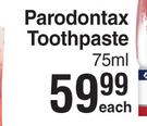 Parodontax Toothpaste-75ml Each