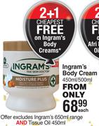 Ingram's Body Cream Assorted-450ml/500ml Each