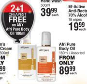 Afri Pure Body Oil Assorted-180ml Each