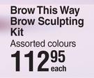 Rimmel Brow This Way Brow Sculpting Kit-Each