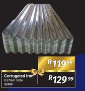 Corrugated Iron 0.27mm 3.6m 32488