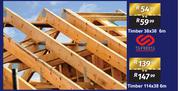 Timber 114 x 38 6m 