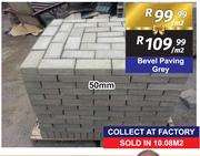 Bevel Paving Grey 50mm-Per Sqm