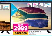 Telefunken 39"(99cm) HD LED Smart TV TLEDDS-39