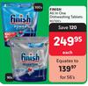 Finish All In One Dishwashing Tablets-90/100's Each