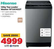 Hisense 14Kg Top Loader Washer WTJA1402T