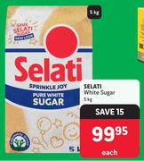 Selati White Sugar-5Kg Each