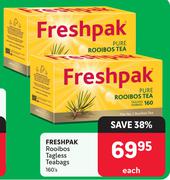 Freshpak Rooibos Tagless Teabags-160's Each