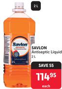 Savlon Antiseptic Liquid-2L Each