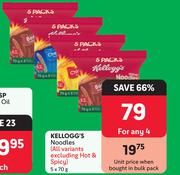 Kellogg's Noodles-For 4 x 5 x 70g