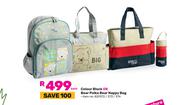 Little One Colour Block Or Bear Polka Bear Nappy Bag-Each