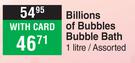 Nature's Nourishment Billions Of Bubble Bath Assorted-1Ltr