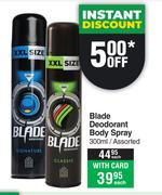Blade Deodorant Body Spray Assorted-300ml